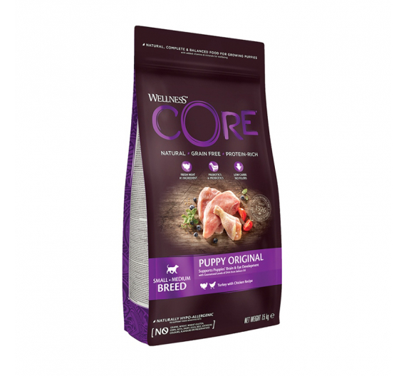 Wellness Core Puppy Γαλοπούλα & Κοτόπουλο 1.5kg