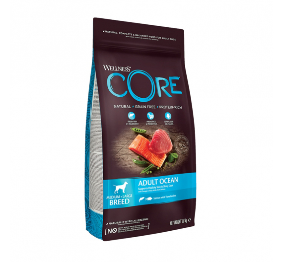 Wellness CORE Adult Ocean Σολομός & Τόνος 1.8kg