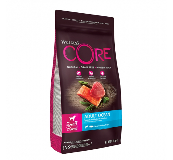 Wellness CORE Adult Small Breed Σολομός & Τόνος 1.5kg