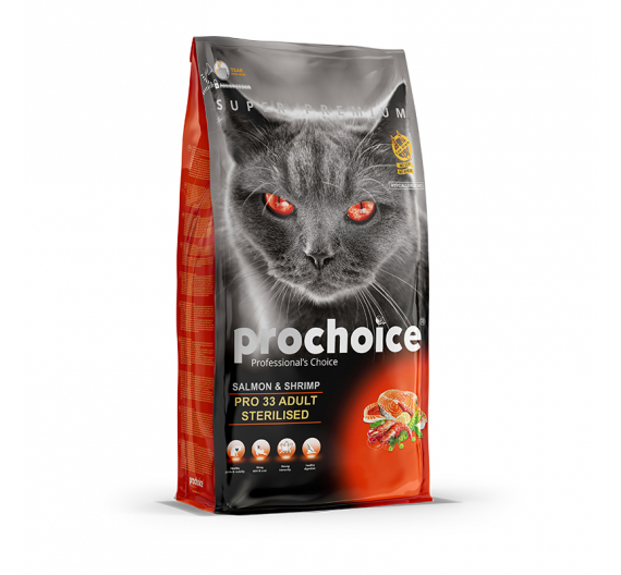 ProChoice Pro 33 Adult Σολομός & Γαρίδες 15kg