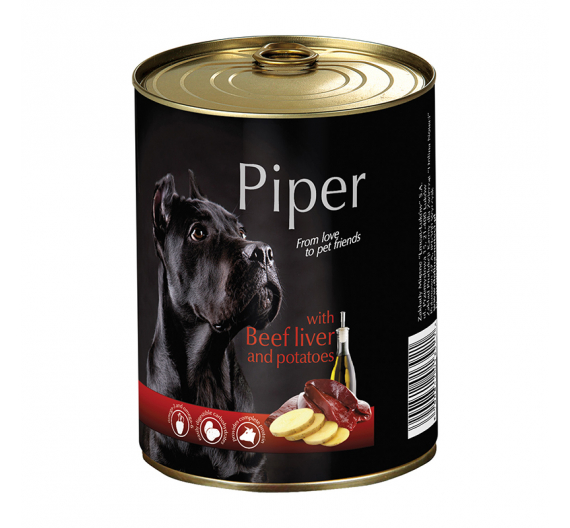 Piper Adult Συκώτι Βοδινού & Πατάτα 400gr Piper Adult Συκώτι Βοδινού & Πατάτα 400gr