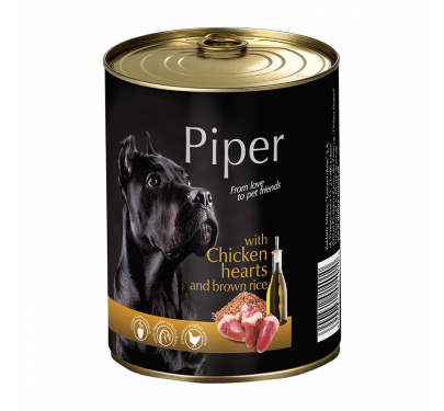 Piper Adult Καρδιά Κοτόπουλου & Καστανό Ρύζι 400gr