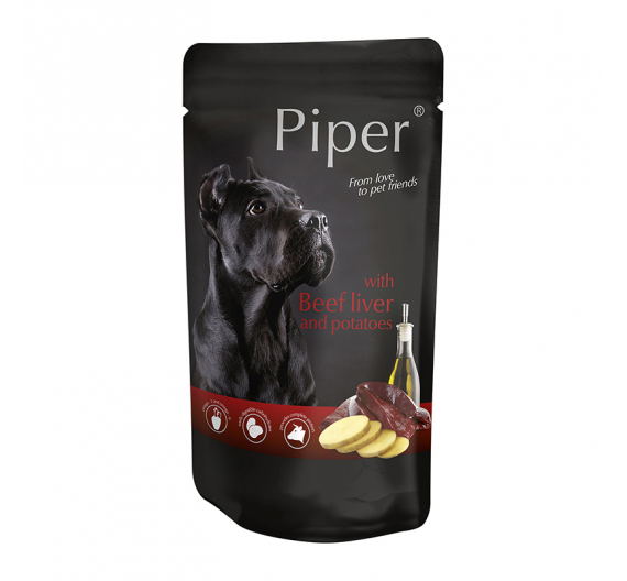 Piper Adult Συκώτι Βοδινού & Πατάτα Pouch 500gr