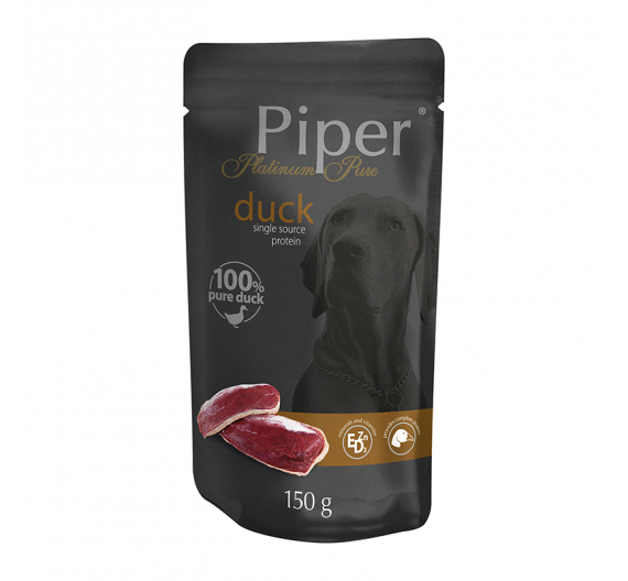 Piper Platinum Pure Adult Πάπια Pouch 150gr