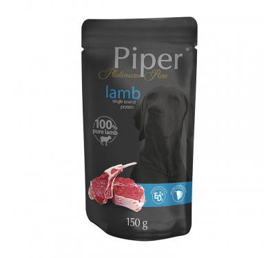 Piper Platinum Pure Adult Αρνί Pouch 150gr
