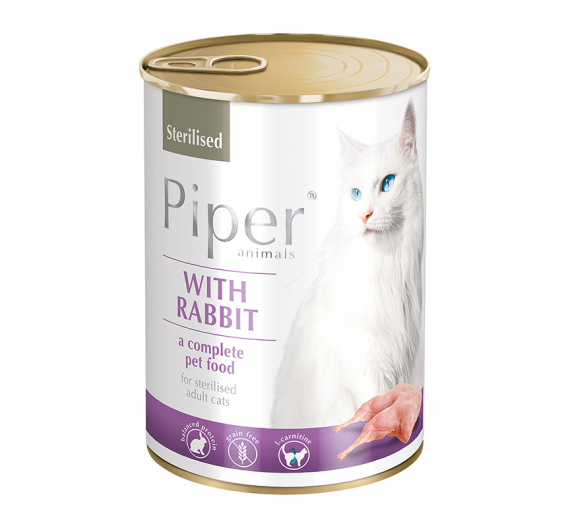 Piper Cat Adult Sterilized Κουνέλι 400gr