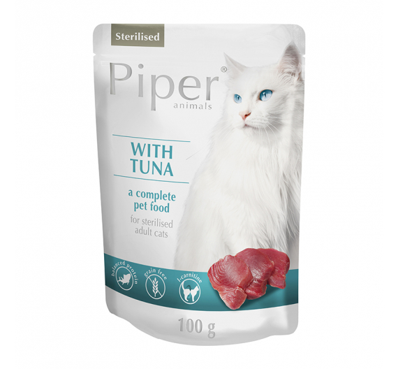 Piper Cat Adult Sterilized Τόνος Pouch 100gr