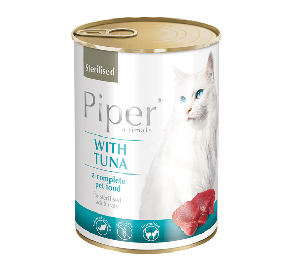 Piper Cat Adult Sterilized Τόνος 400gr