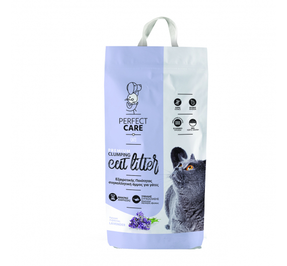 Perfect Care Άμμος Γάτας Μπετονίτη Με Άρωμα Λεβάντας Perfect Care Άμμος Γάτας Μπετονίτη Με Άρωμα Λεβάντας