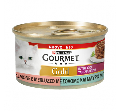 Purina Gourmet Gold Ταρτάρ Σολομό 85gr