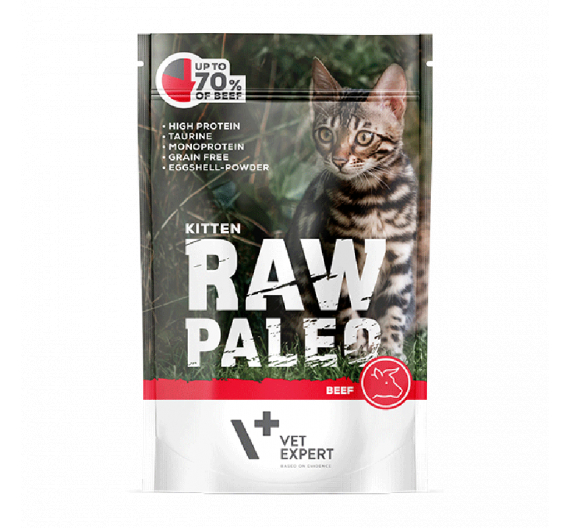 Vet Expert Vet Expert Raw Paleo Kitten Beef 100 gr