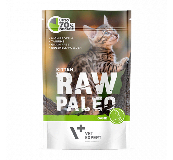 Vet Expert Vet Expert Raw Paleo Kitten Game 100 gr