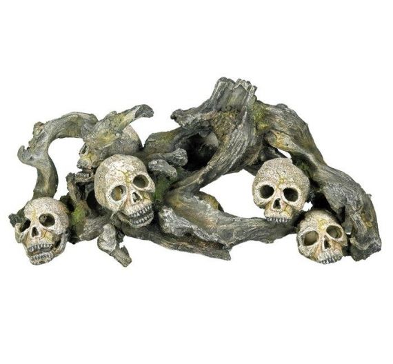 Nobby Aqua Wood with Skulls Nobby Aqua Wood with Skulls