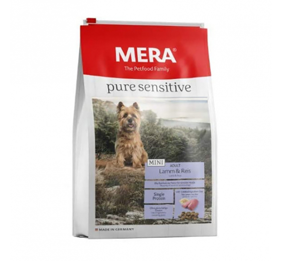 Meradog Pure Sensitive Mini Adult Lamb & Rice 1kg