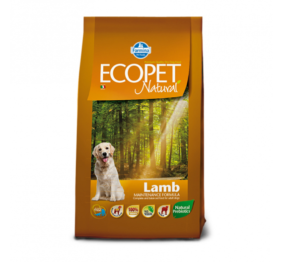 Ecopet Natural Lamb Adult Medium 12kg