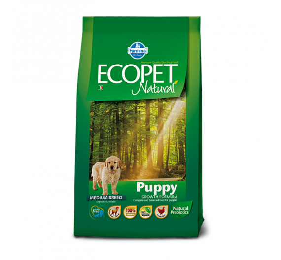 Ecopet Natural Puppy Medium 12kg