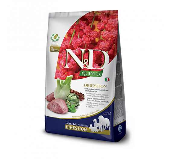 N&D Quinoa Grain Free Digestion Lamb 2.5kg