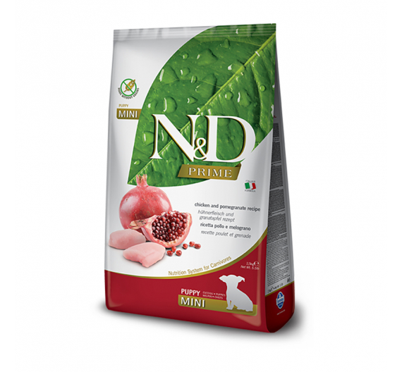 N&D Prime Grain Free Puppy Mini Chicken & Pomegrenate 2.5kg