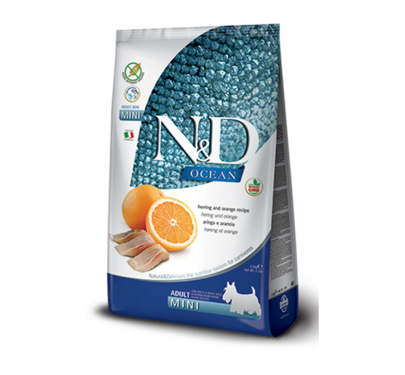 N&D Prime Grain Free Adult Mini Herring & Orange 2.5kg