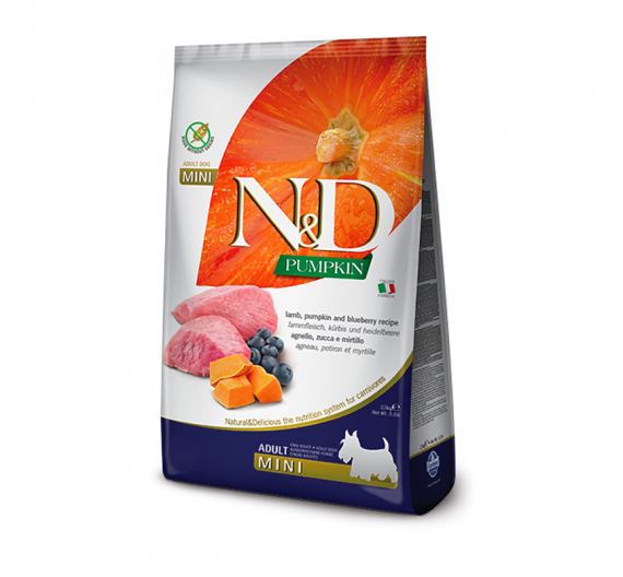 N&D Pumpkin Grain Free Lamb & Blueberry Adult Mini 0.8kg
