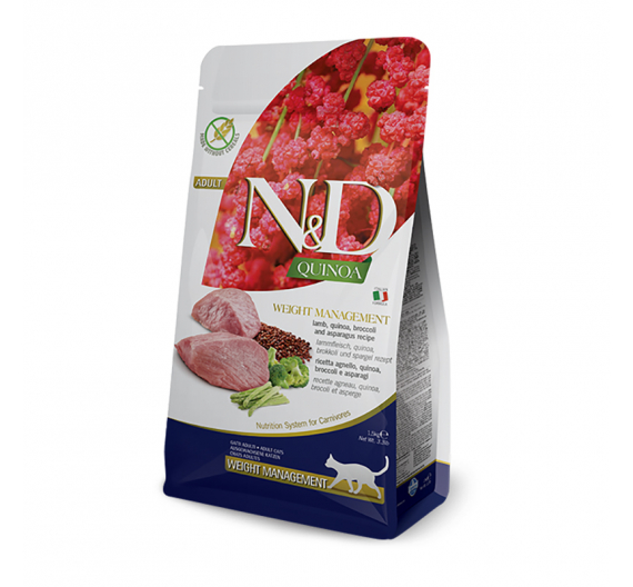 N&D Quinoa Grain Free Weight Management Lamb 5kg