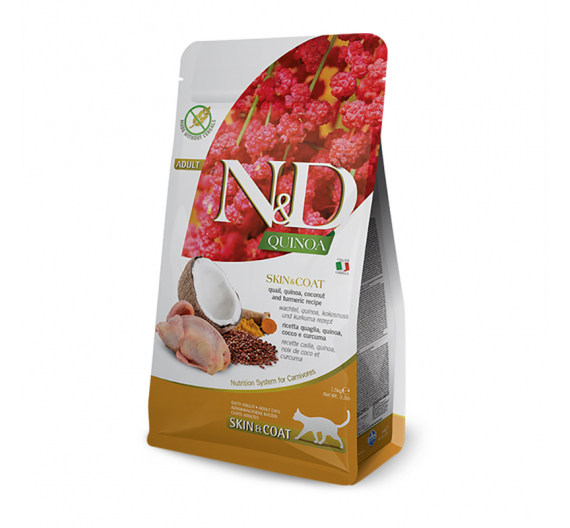 N&D Quinoa Grain Free Skin & Coat Quail 5kg