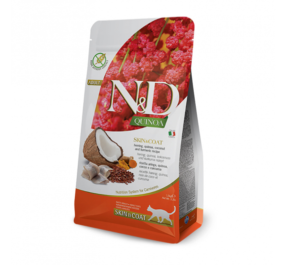 N&D Quinoa Grain Free Skin & Coat Herring 5kg