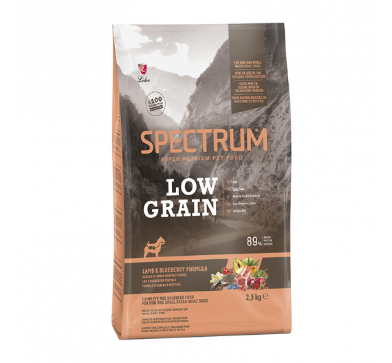 Spectrum Low Grain Mini/Small Adult Lamb & Blueberry 2.5kg