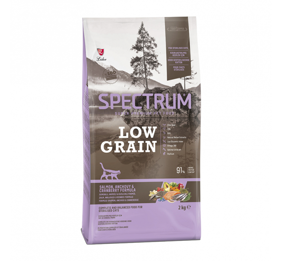 Spectrum Low Grain Sterilised Salmon, Anchovy & Cranberry 2.5kg