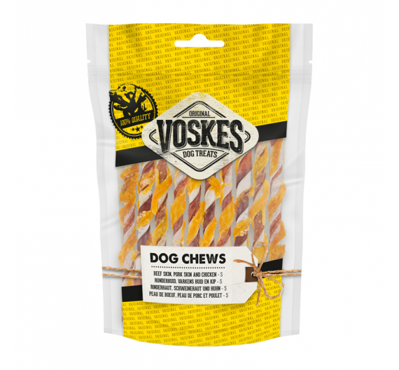 Voskes Sticks Στριφτά Beef Skin, Beef & Chicken