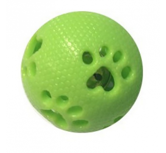 Natural World Παιχνίδι Μπάλα Πράσινη 7.3cm Με Κουδουνάκι