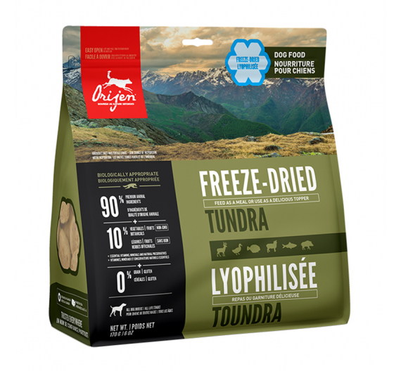 Orijen Freeze Dried Tundra 170gr Orijen Freeze Dried Tundra 170gr
