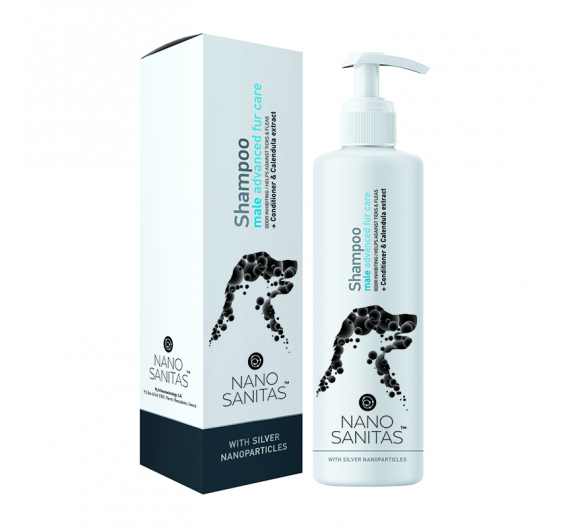 Nanosanitas PLiN Σαμπουάν Male Advanced Fur Care 250ml