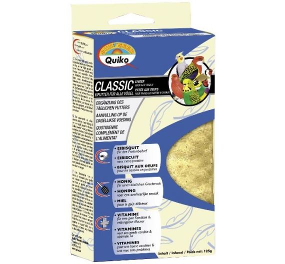 QUIKO Αβγοτροφή CLASSIC 125gr QUIKO Αβγοτροφή CLASSIC 125gr