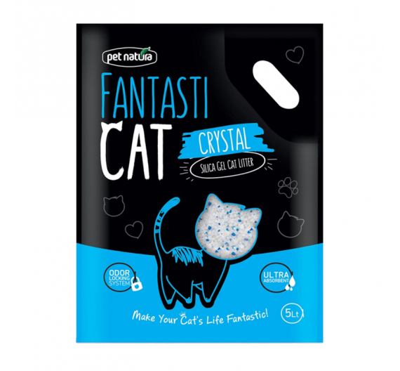 Pet Natura FantastiCat Άμμος Crystal Χωρίς Άρωμα 5Lt