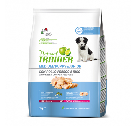 Natural Trainer Medium Puppy & Junior 12kg