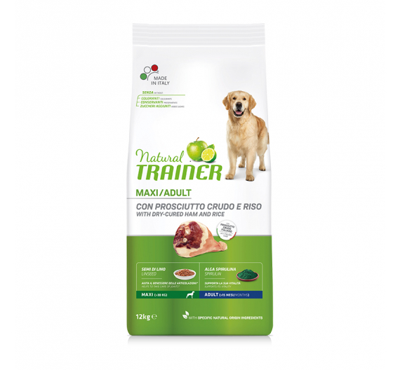 Natural Trainer Maxi Adult Προσούτο 3kg Natural Trainer Maxi Adult Προσούτο 3kg