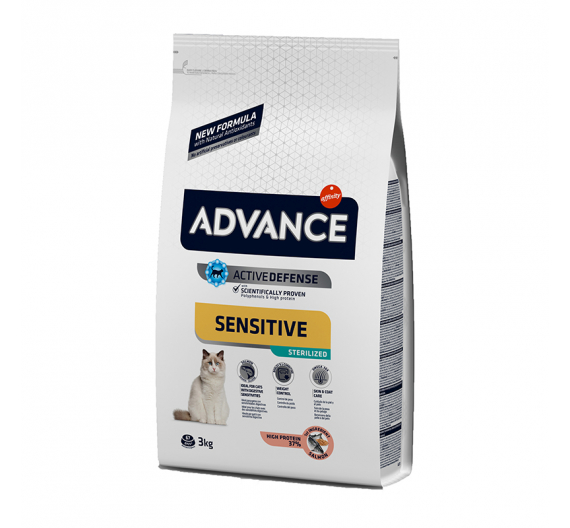 Advance Cat Adult Sensitive Sterilised Salmon 3kg