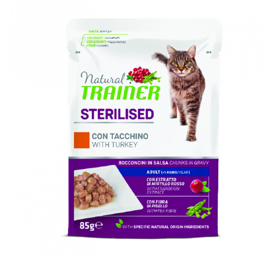 Natural Trainer Sterilized Γαλοπούλα 85gr