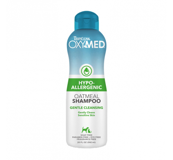 Tropiclean Oxymed Hypoallergenic Oatmeal Shampoo 592ml