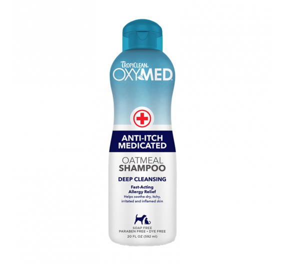 Tropiclean Oxymed Anti-Itch Medicated Oatmeal Shampoo 592ml