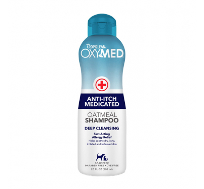 Tropiclean Oxymed Anti-Itch Medicated Oatmeal Shampoo 592ml