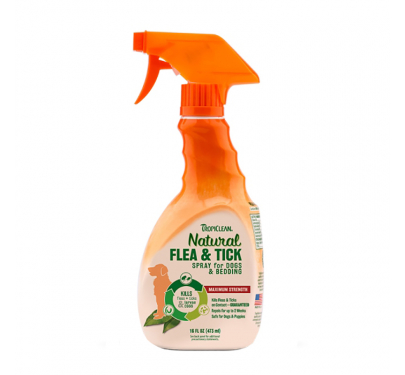 Tropiclean Flea & Tick Spray for Dogs & Bedding 473ml