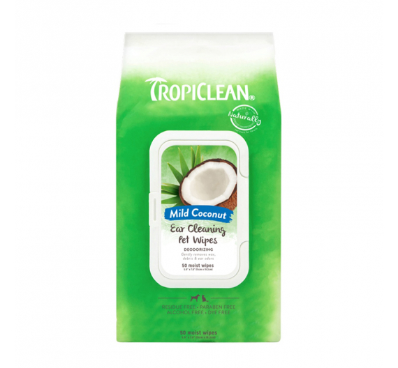 Tropiclean Deep Cleaning Ear Wipes 50τμχ