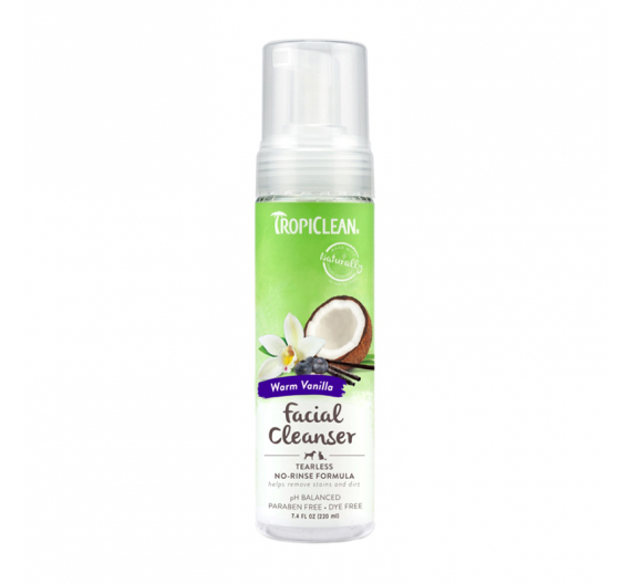 Tropiclean Waterless Facial Cleanser 220ml