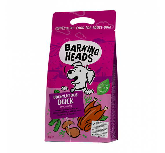 Barking Heads Fuss Pot Duck 2kg