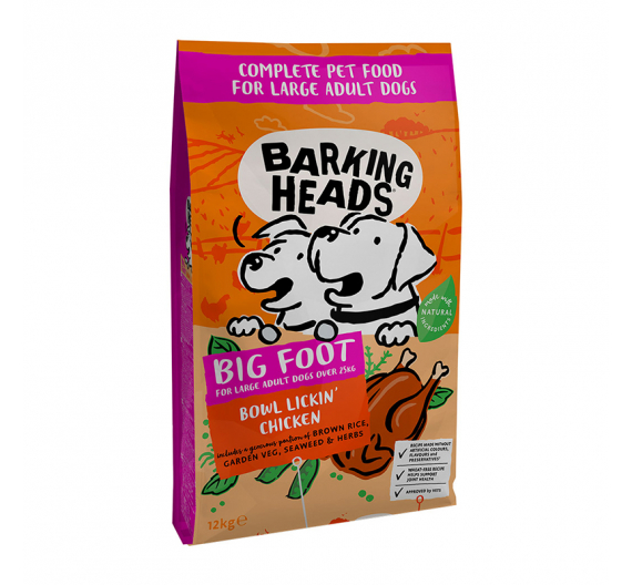 Barking Heads Big Foots Tender Loving Care - Chicken 12kg Barking Heads Big Foots Tender Loving Care - Chicken 12kg