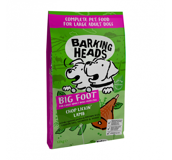 Barking Heads Big Foots Bad Hair Day - Lamb 12kg