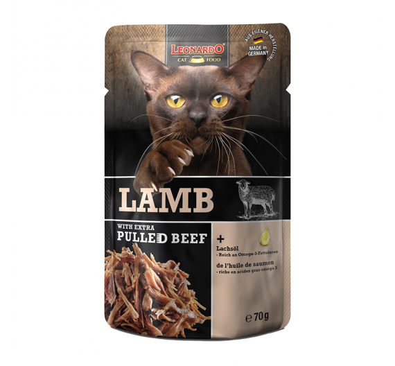 Leonardo Φακελάκι Lamb & Extra Pulled Beef 70gr