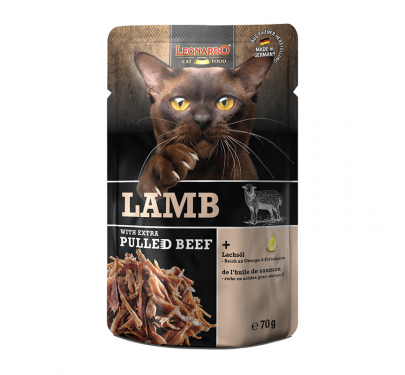 Leonardo Φακελάκι Lamb & Extra Pulled Beef 70gr